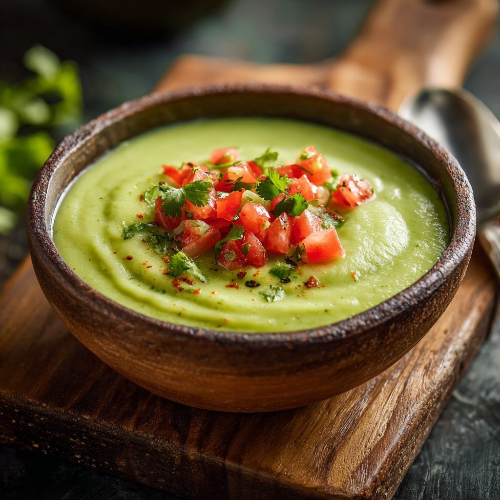 Chilled Avocado Gazpacho