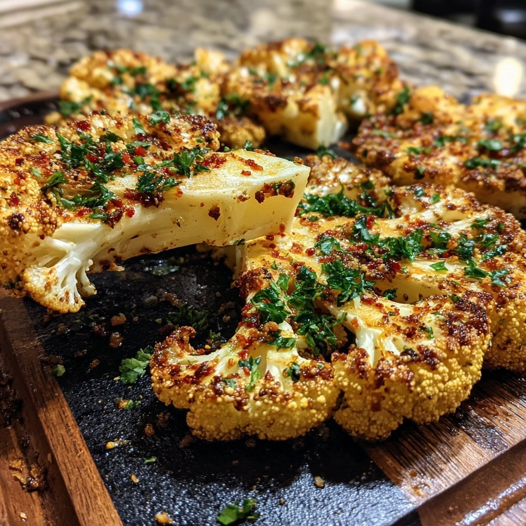 Smoky Paprika Cauliflower Steaks