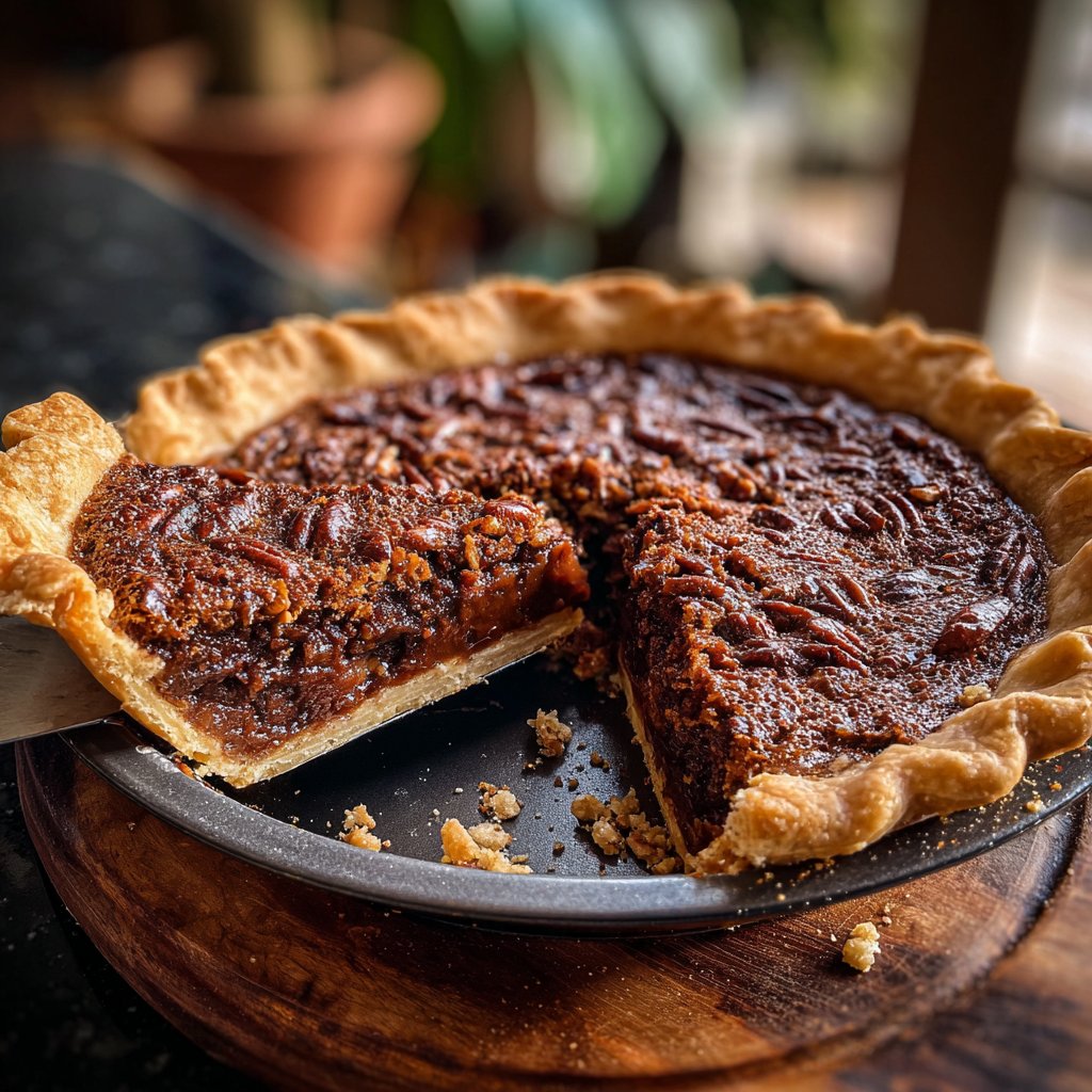 Silky Chocolate Pecan Pie