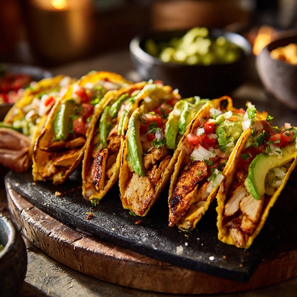 Global Mexican Chicken Tacos