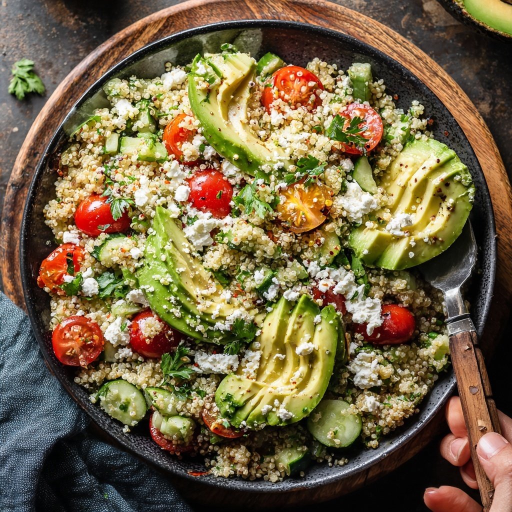 Healthy Avocado Quinoa Salad