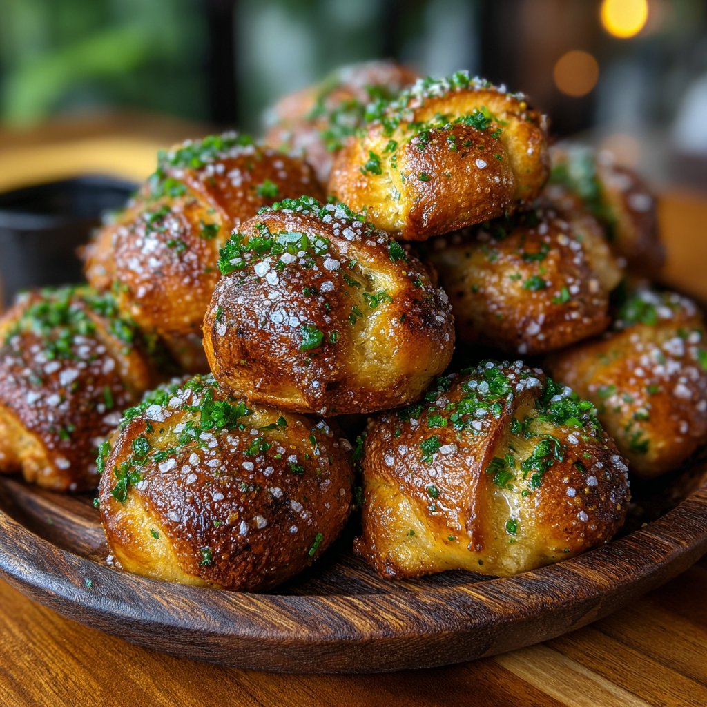 Shamrock Pretzel Bites