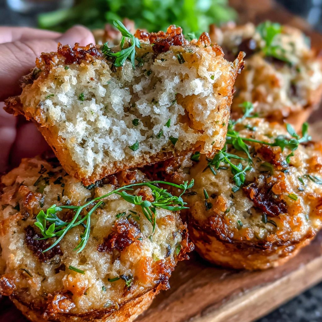 Savory Dandelion Muffins