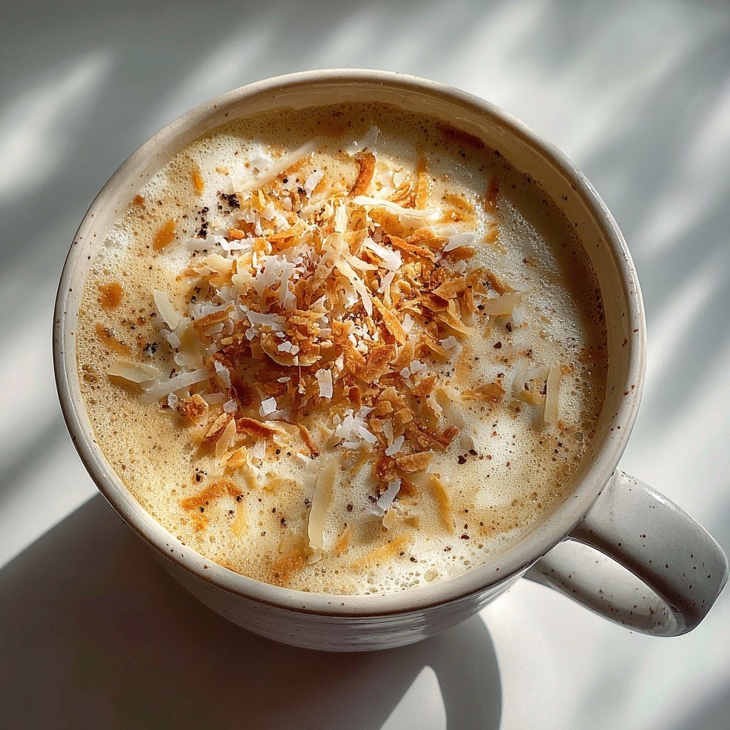Vanilla Coconut Latte Bliss